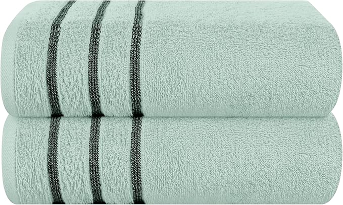 2 Pack Oversized Bath Towel Set 28x55 inches, Large Bath Towels, Ultra Absorbant Compact Quickdry & Lightweight Towel, Ideal for Gym Travel Camp Pool