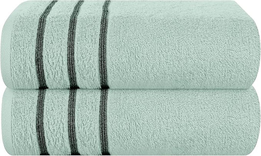 2 Pack Oversized Bath Towel Set 28x55 inches, Large Bath Towels, Ultra Absorbant Compact Quickdry & Lightweight Towel, Ideal for Gym Travel Camp Pool