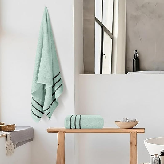 2 Pack Oversized Bath Towel Set 28x55 inches, Large Bath Towels, Ultra Absorbant Compact Quickdry & Lightweight Towel, Ideal for Gym Travel Camp Pool